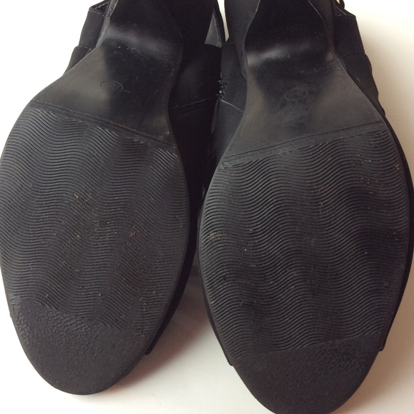 Top Moda Black Cutouts Heels Size 8.5 - Picture 11 of 16